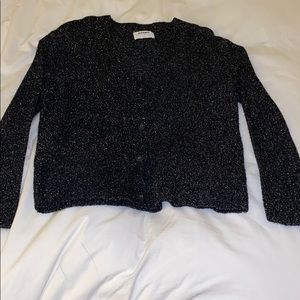 Black and white cardigan
